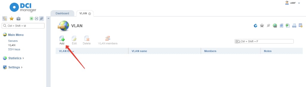 new VLAN