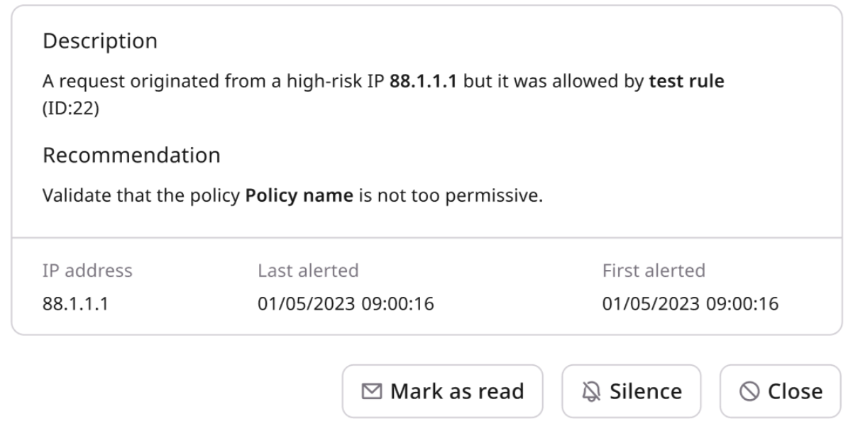 Manage security insights