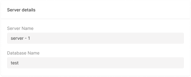 manage postgresql specify server details