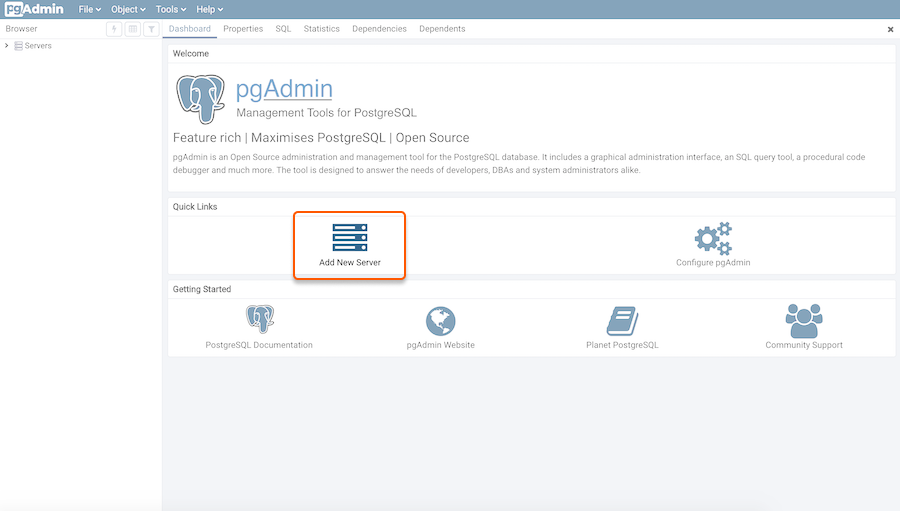 manage postgresql connect phpmyadmin 1
