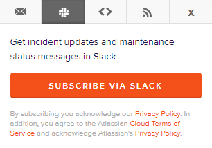 Subscribe via Slack