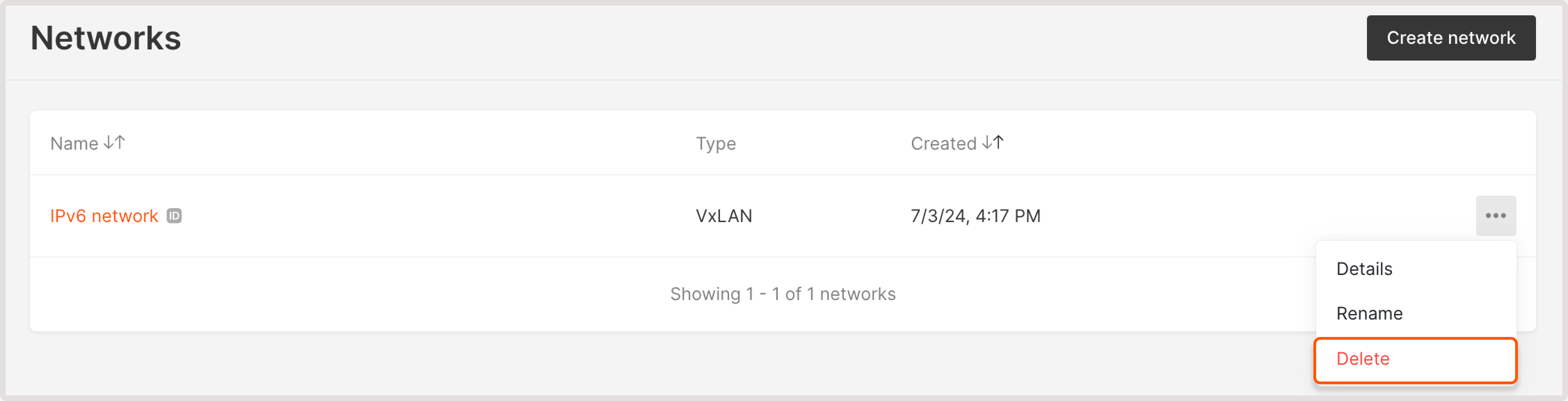 Network settings menu with the delete button highlighted.png