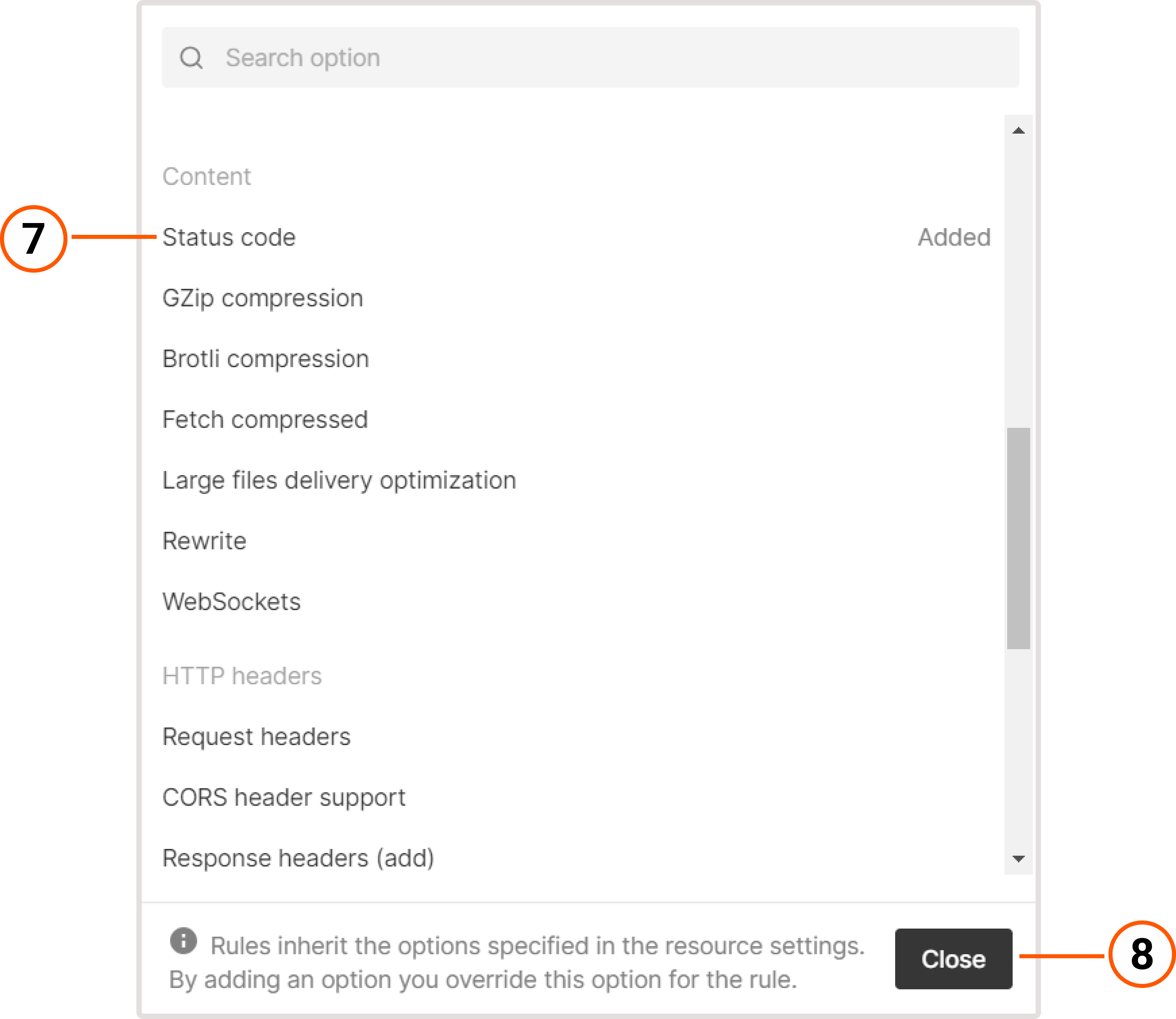 Apply the "Set custom code" option to the rule