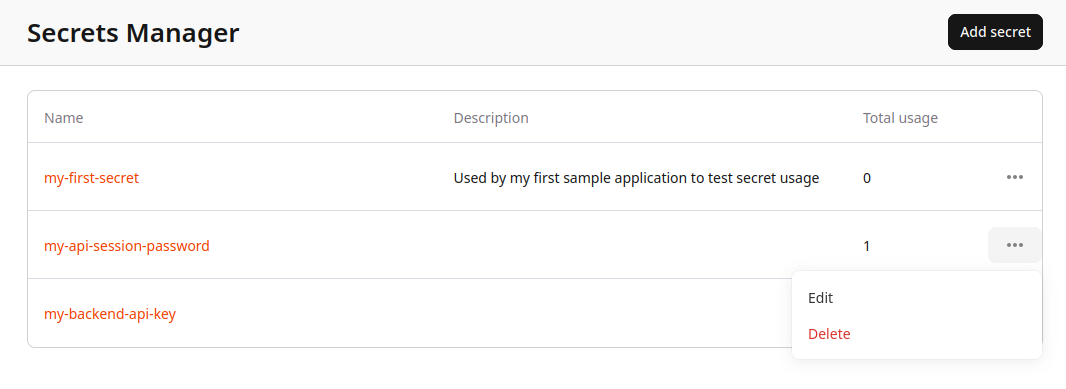 FastEdge Delete List