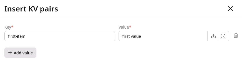 FastEdge Insert KV Pair