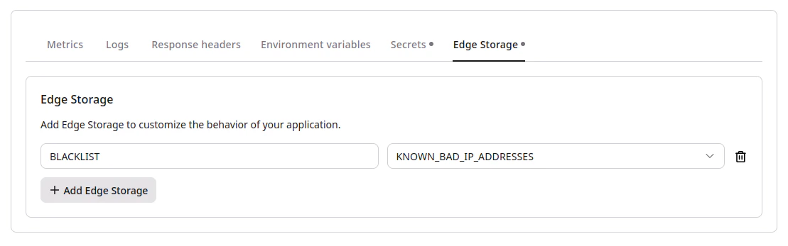 FastEdge applications edge
storage