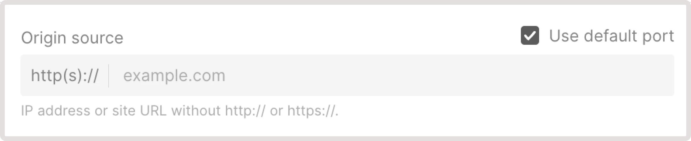 Amazon S3 authentication for a new origin