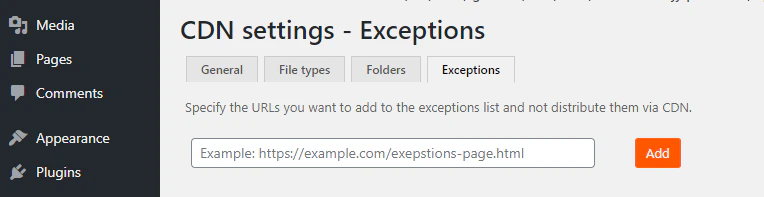 Exceptions
