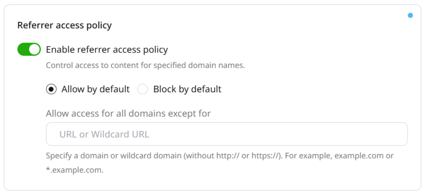 Allow referrer policy