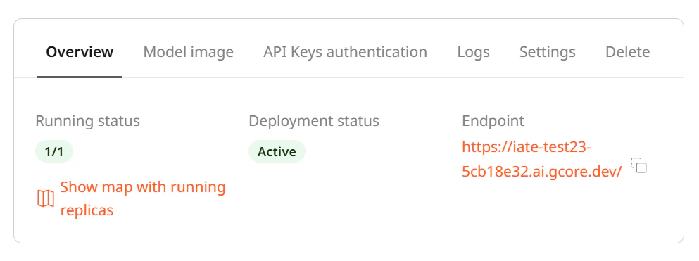 Manage AI model deployments