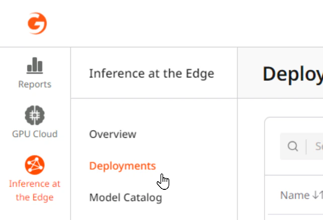 Manage AI model deployments