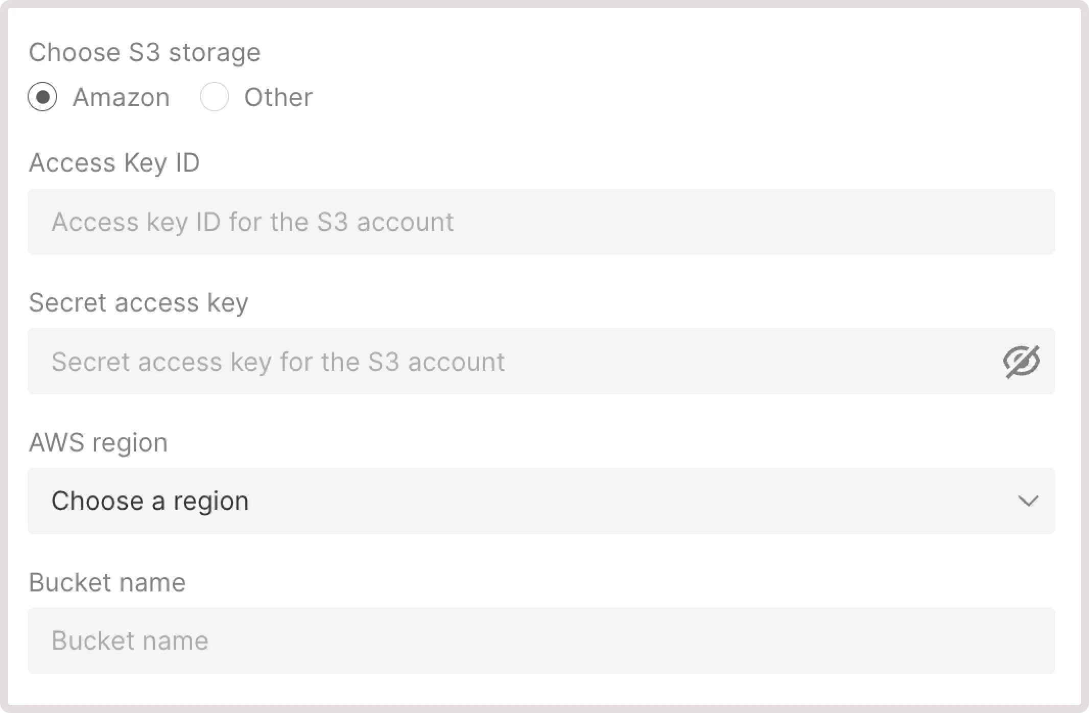 Amazon S3 authentication for a new origin