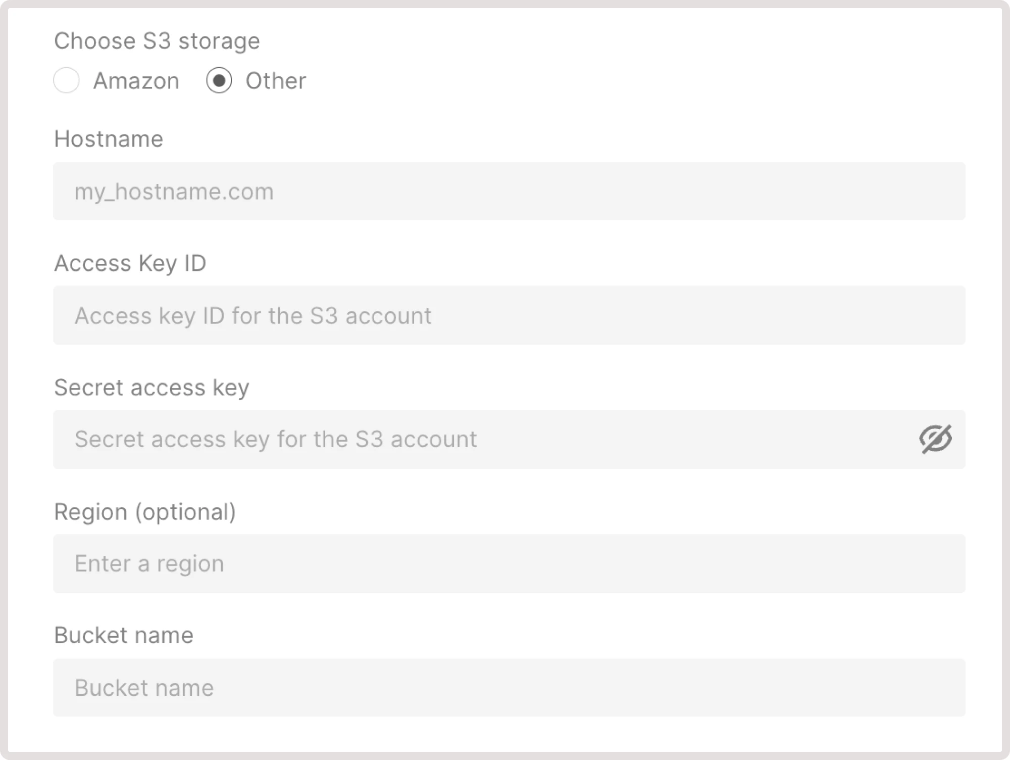 Amazon S3 authentication for a new origin
