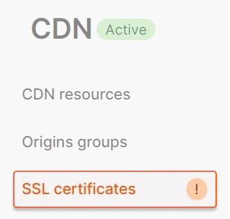 SSL certificates