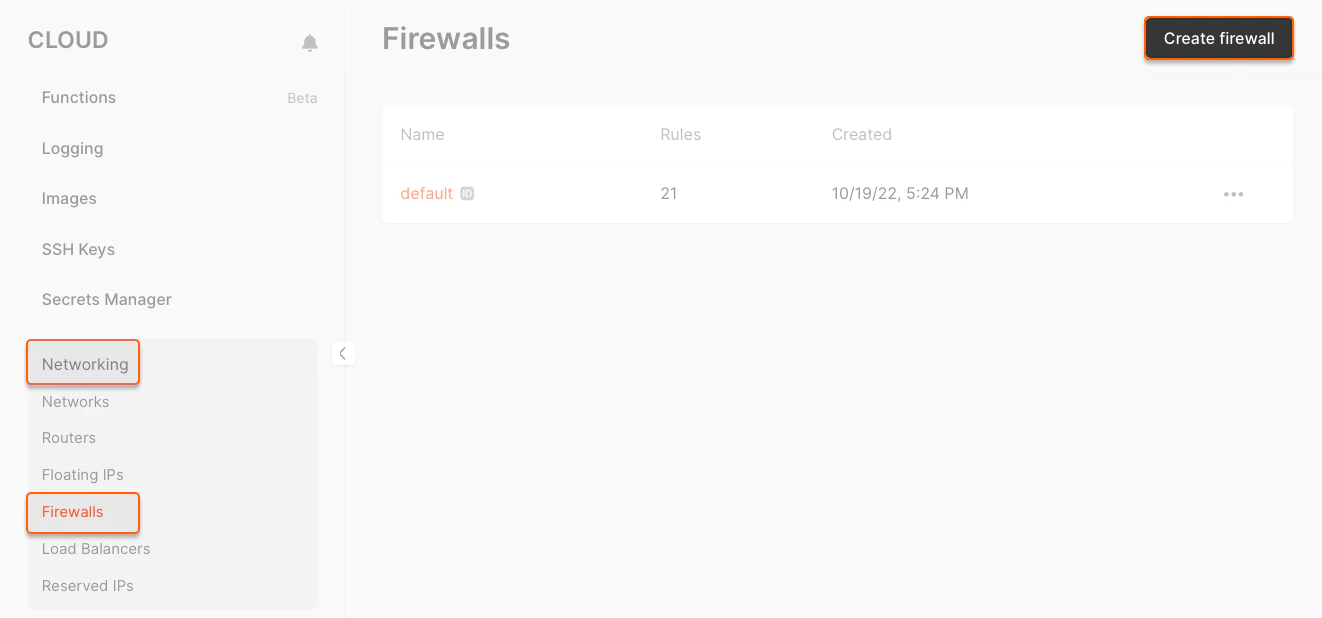 Firewalls