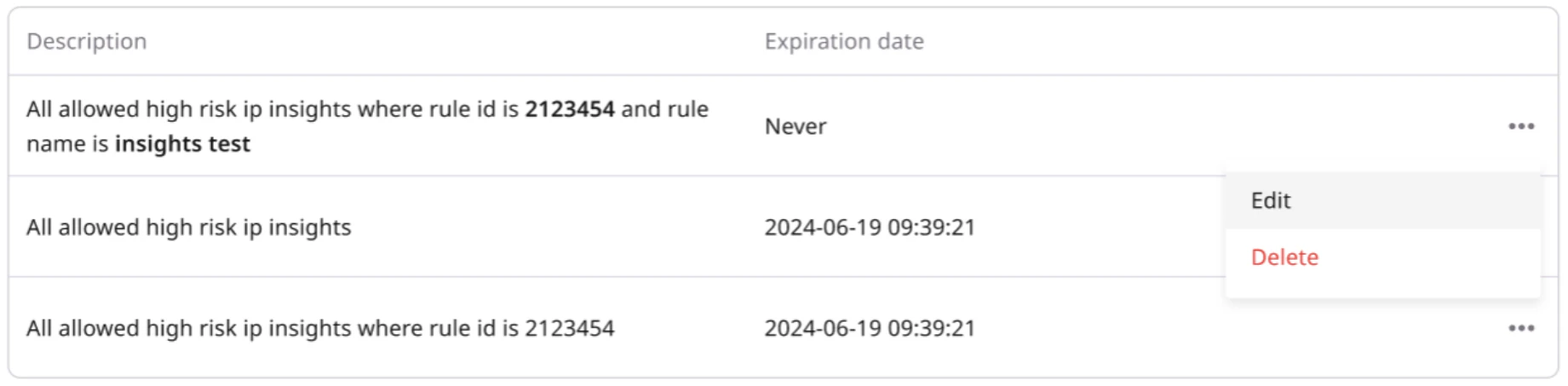 Modify or remove silence rules