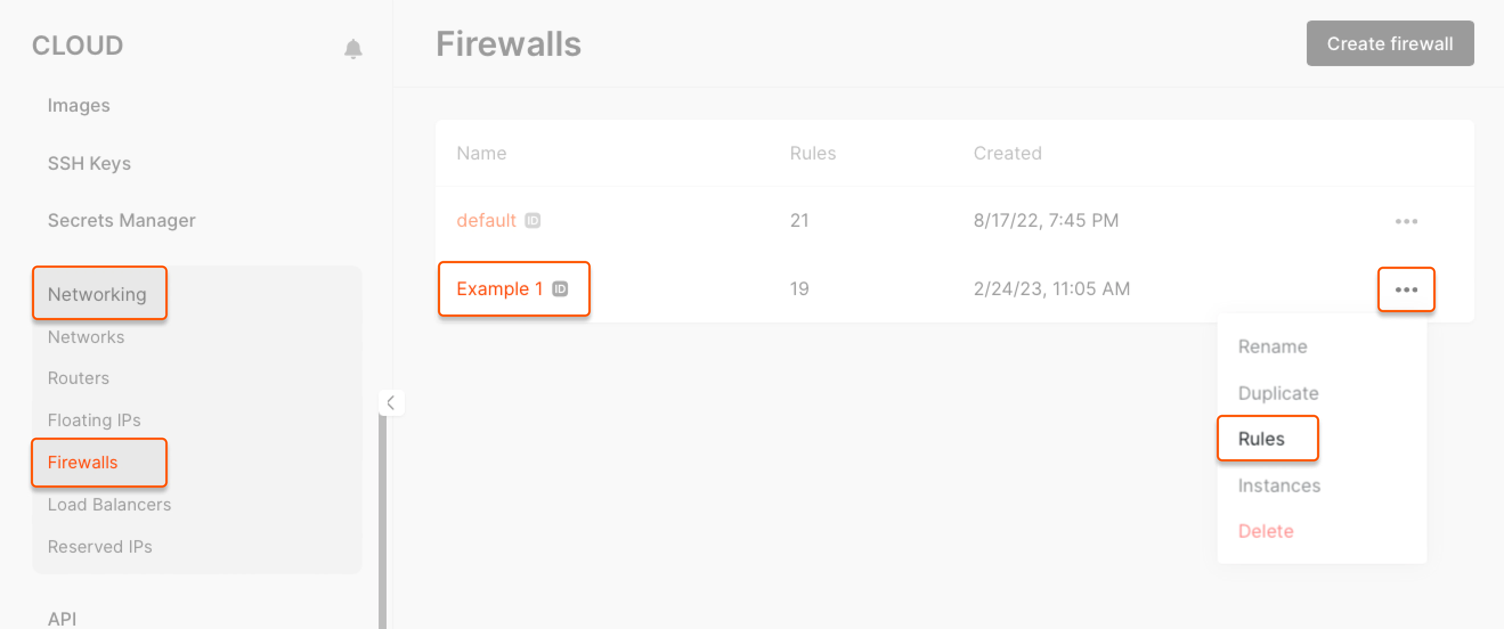 Firewalls