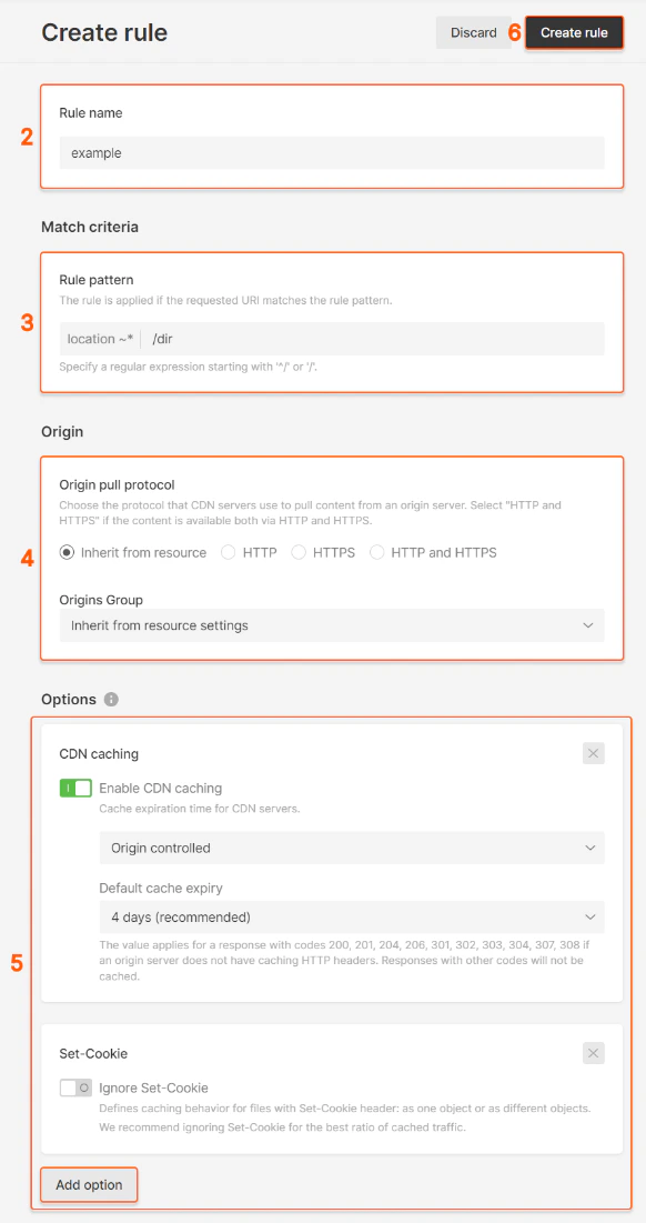 Create a rule manually
