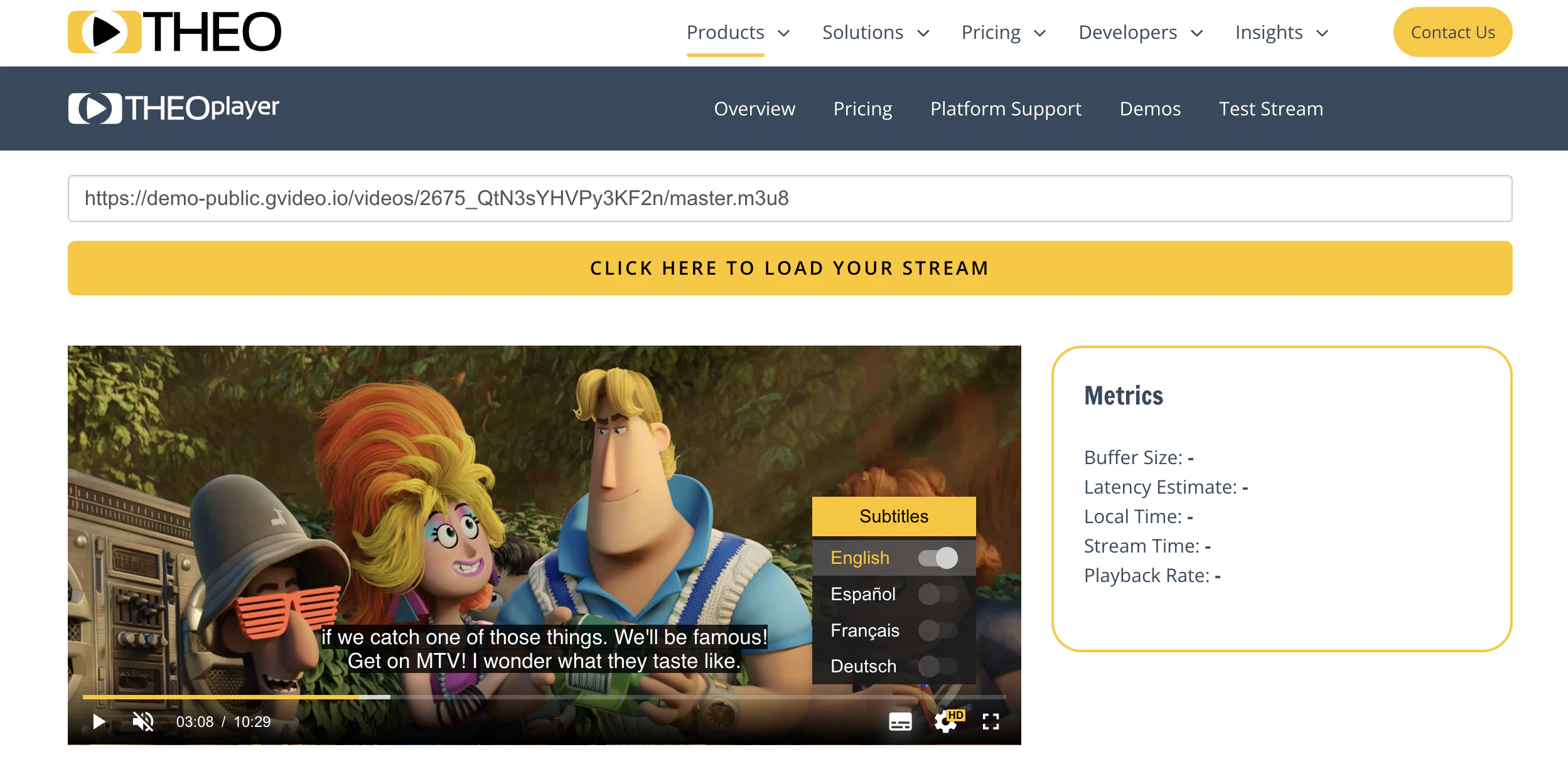 Example of Android Exoplayer playback