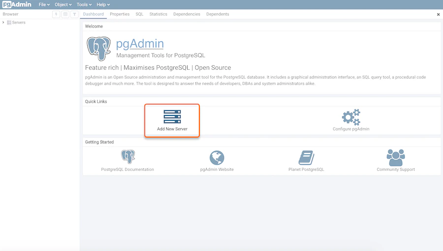 manage postgresql connect phpmyadmin 1