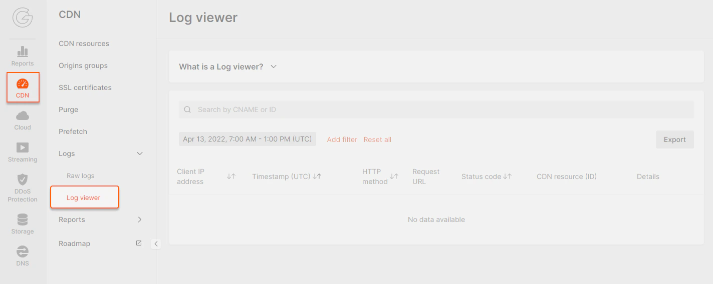 Log viewer