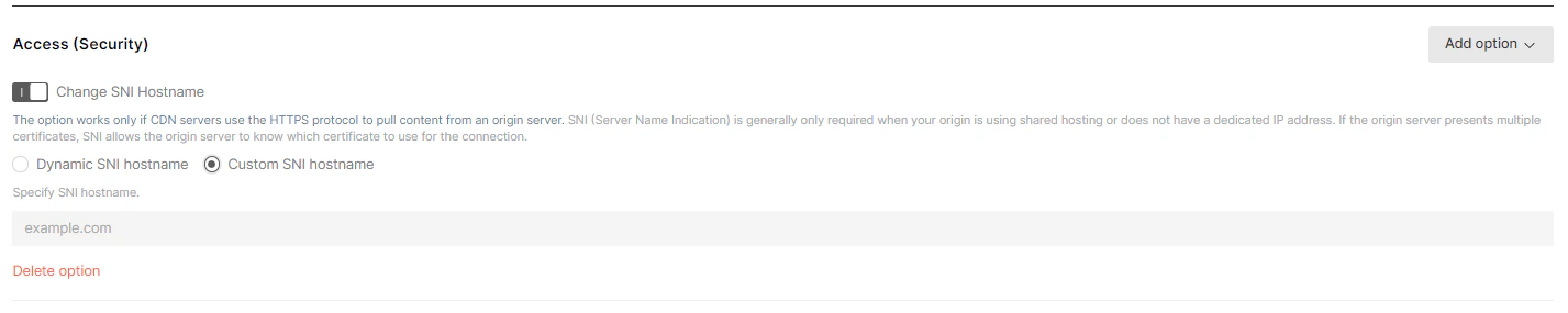 The value