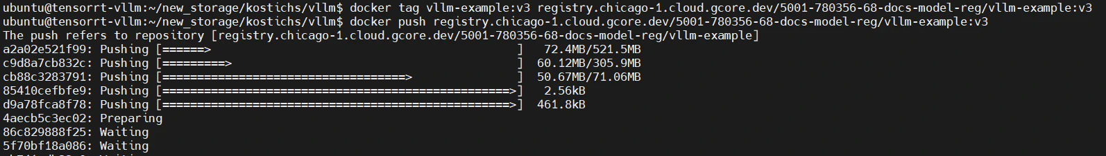 Tag and push the image to a registry