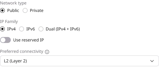 Network configuration