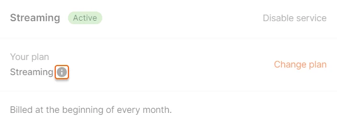 Statistics tab