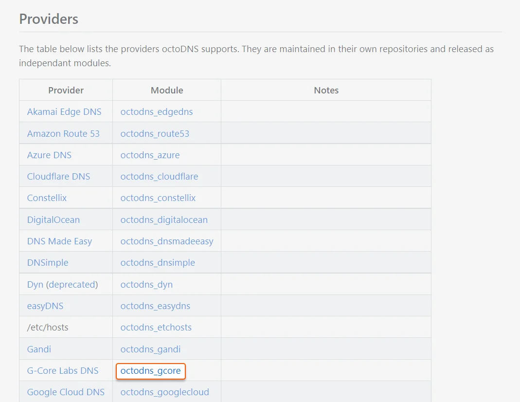 Synchronize records of Gcore DNS with your DNS