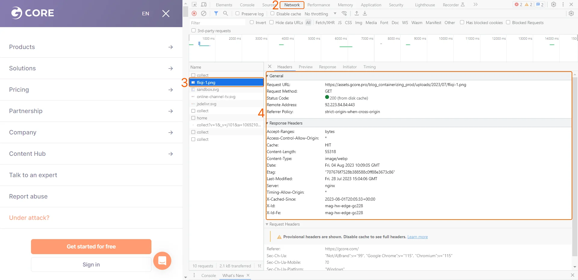 How to check an image's details for troubleshooting