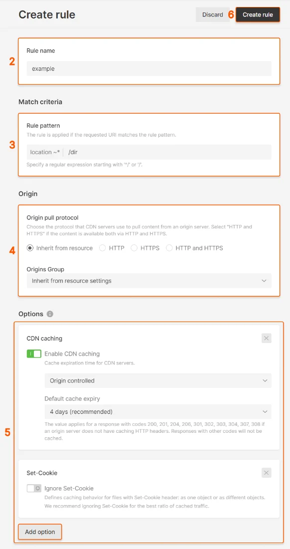 Create a rule manually