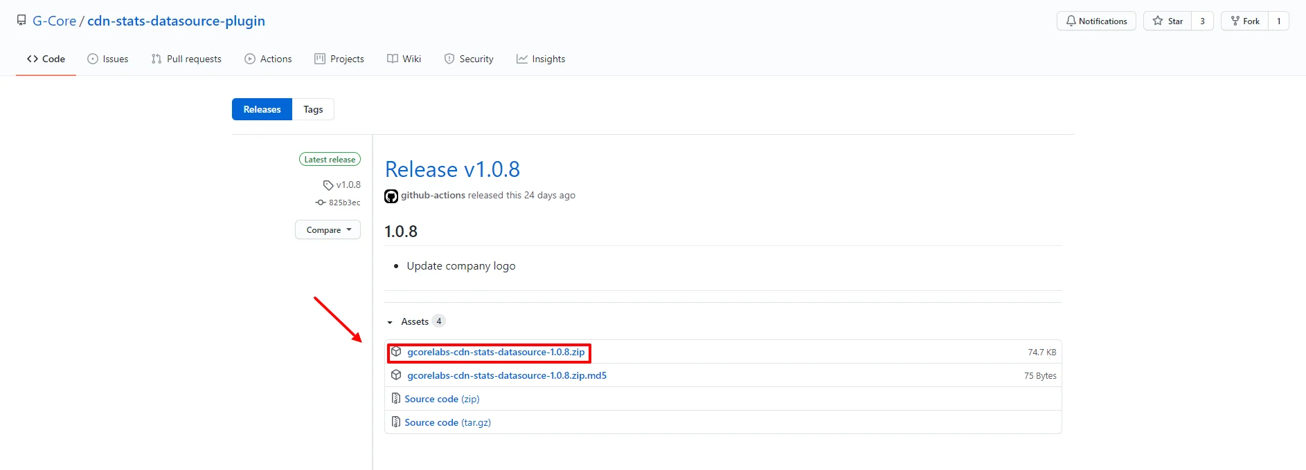 Download and install the plugin