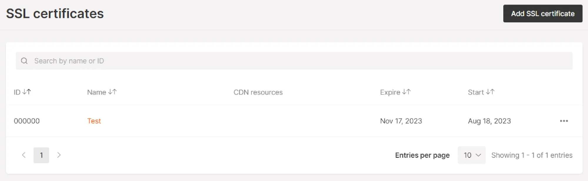 Create SSL Certificate