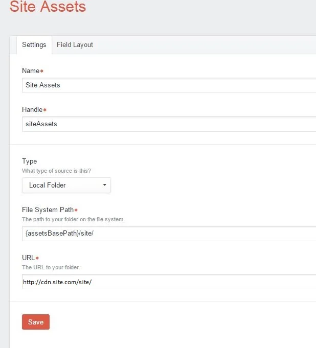 Site assets