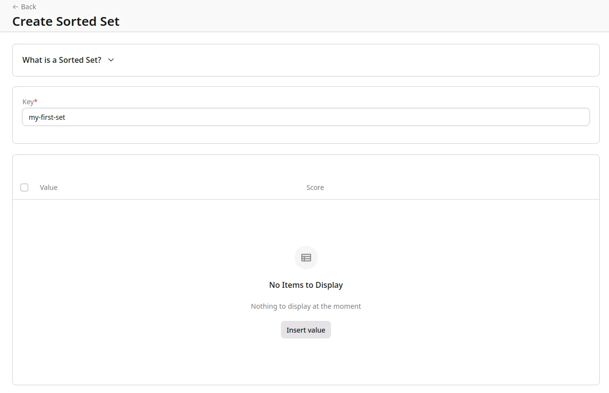FastEdge Create Sorted Set