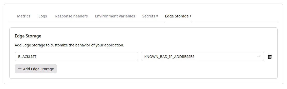 FastEdge applications edge
storage