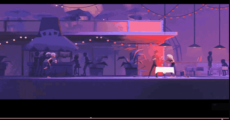 Timeline hover preview on the Coffee Run player