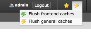 Typo3 backend