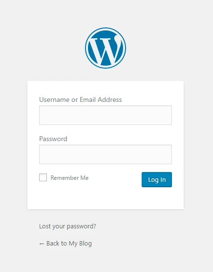 Login to your Wordpress blog