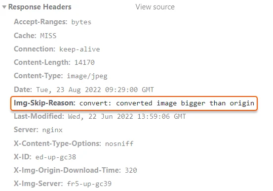 Check HTTP headers