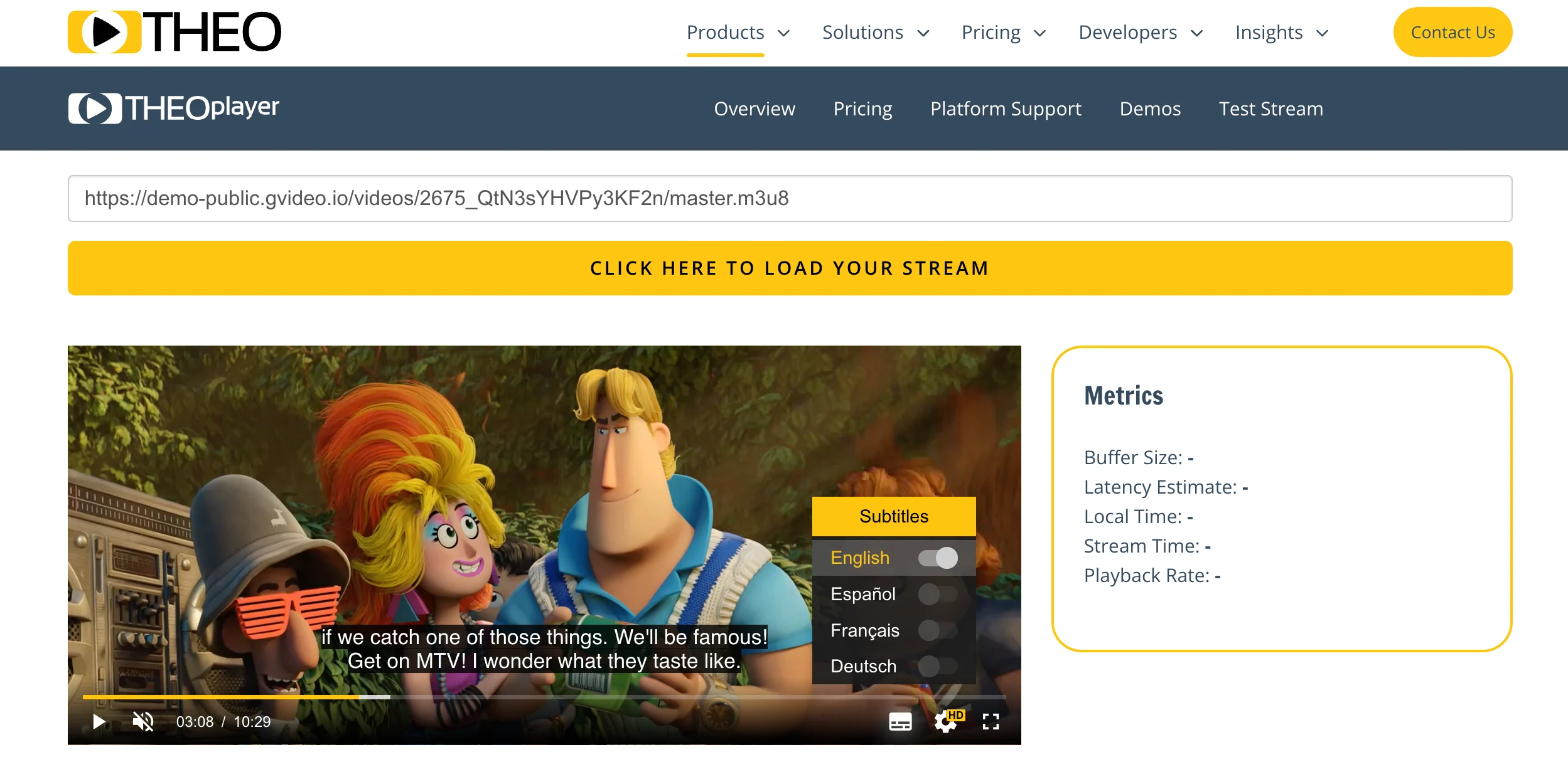 Example of Android Exoplayer playback