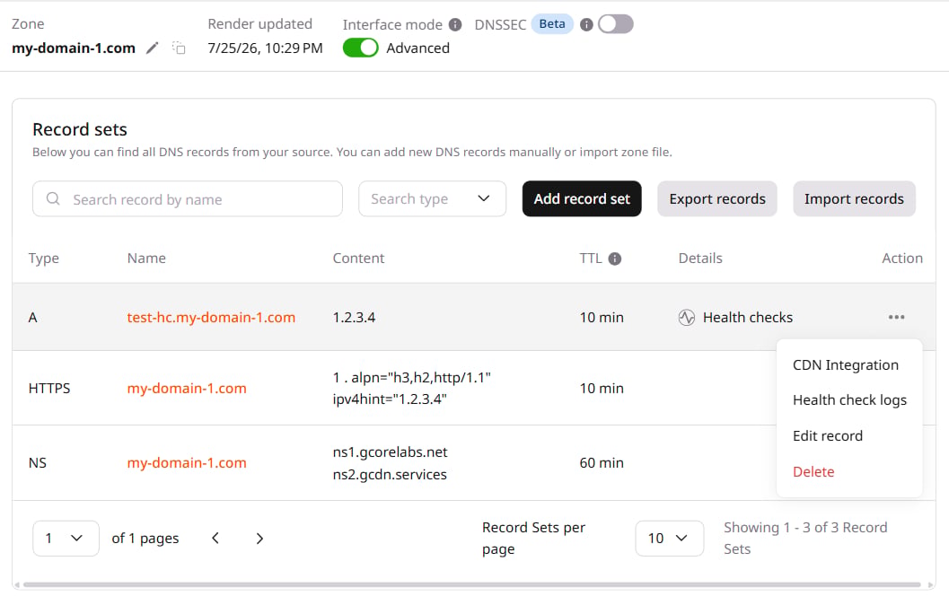 Check monitoring logs