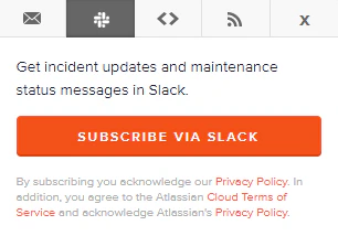 Subscribe via Slack