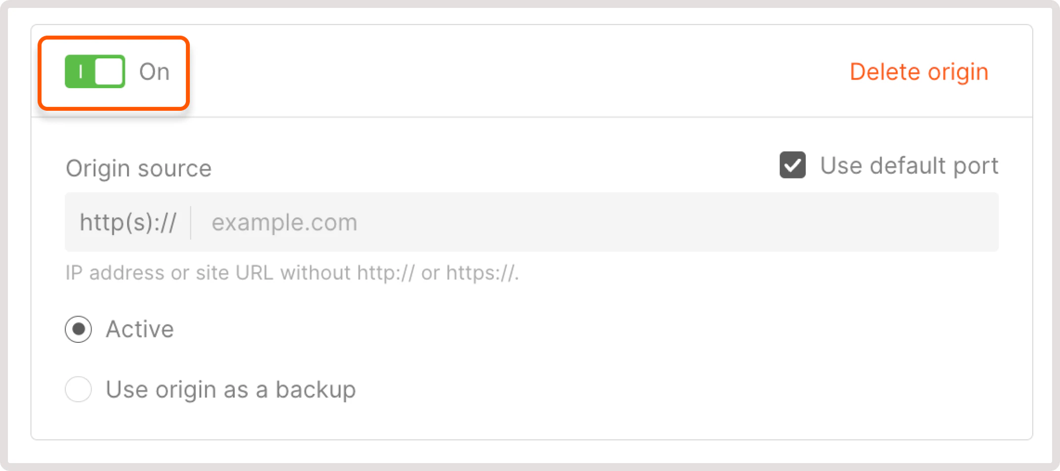 Amazon S3 authentication for a new origin