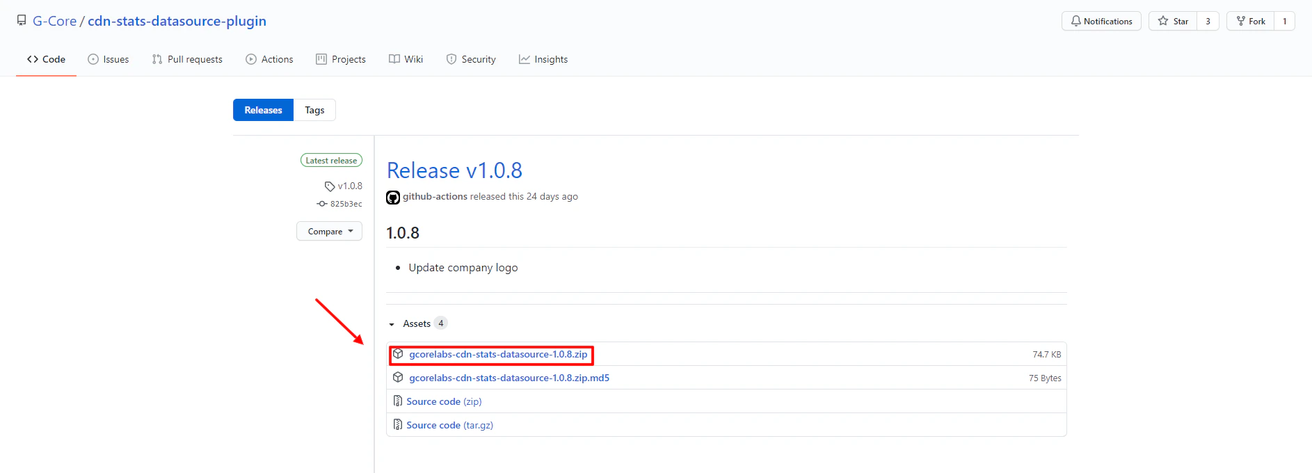 Download and install the plugin