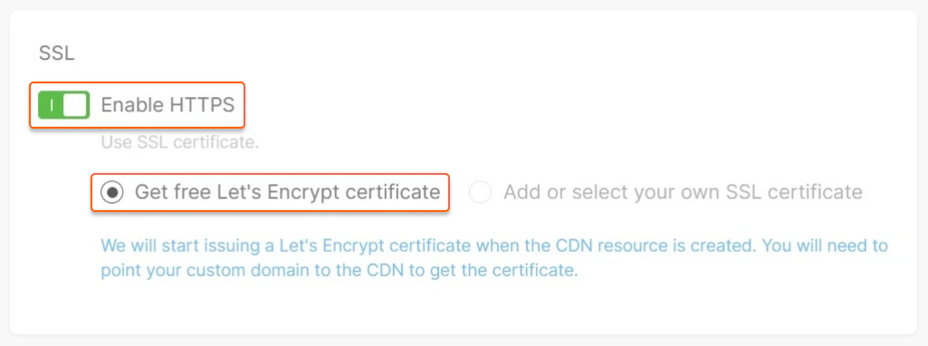 During resource creation