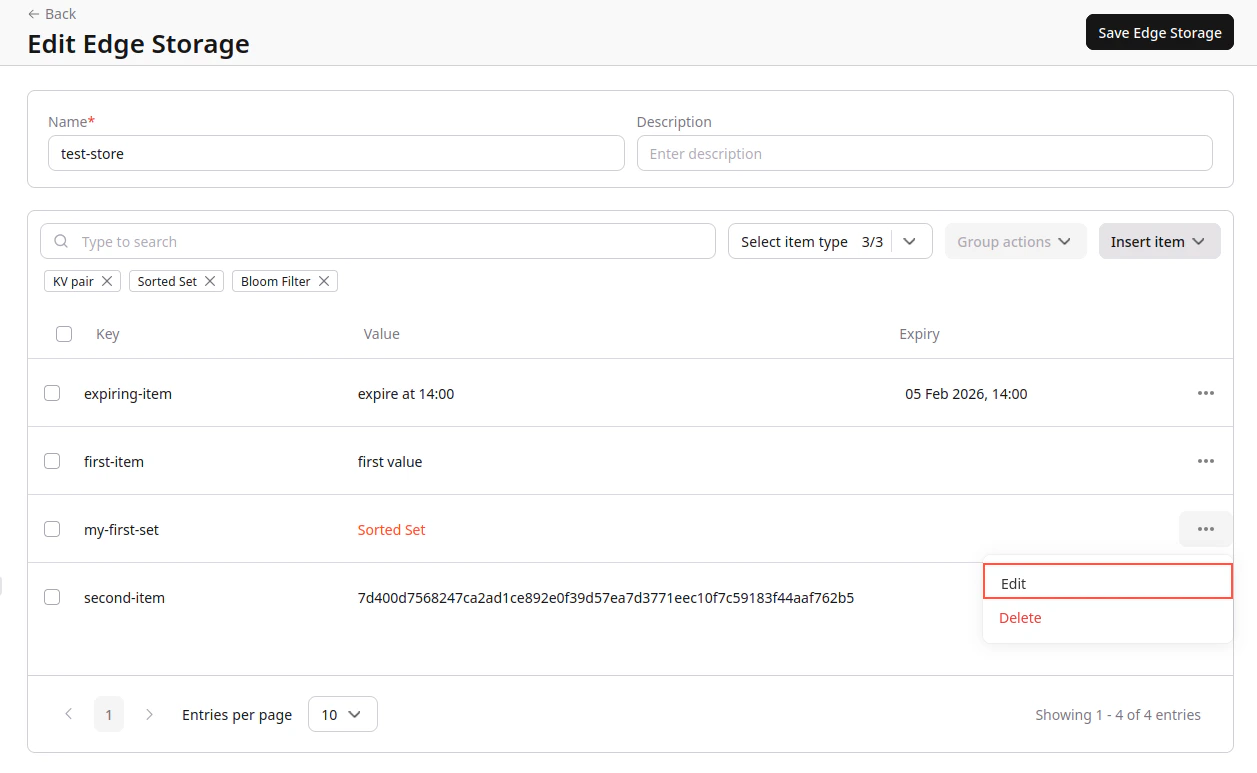 FastEdge Edge Sorted Set
Edit