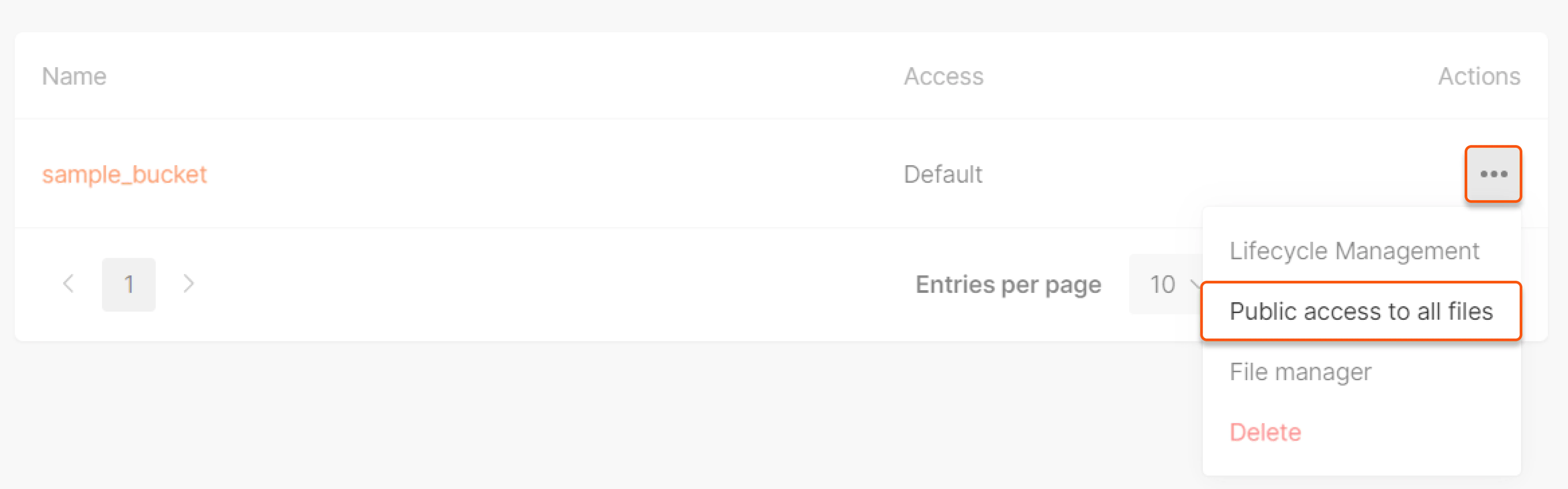 Configure HTTP access to all files