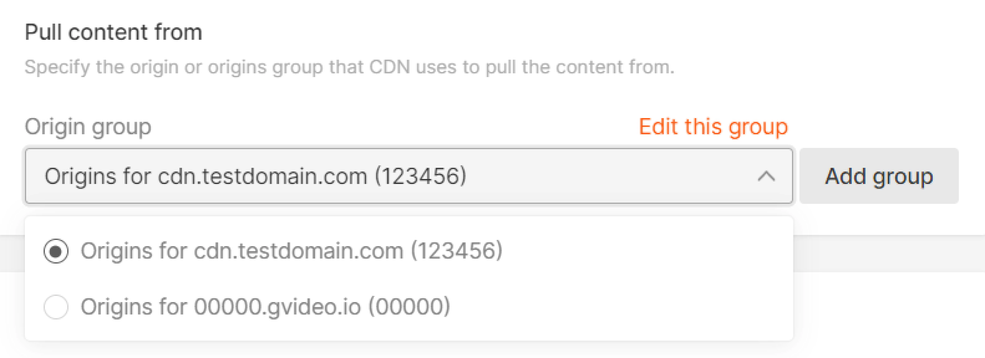 manually selected from the list